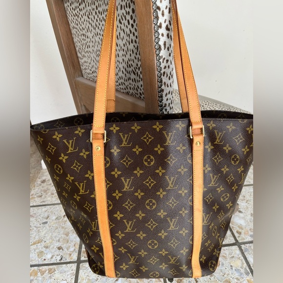 Louis Vuitton Monogram Sac Shopping Tote Large GM EUC Circa 2001 - Picture 3 of 17